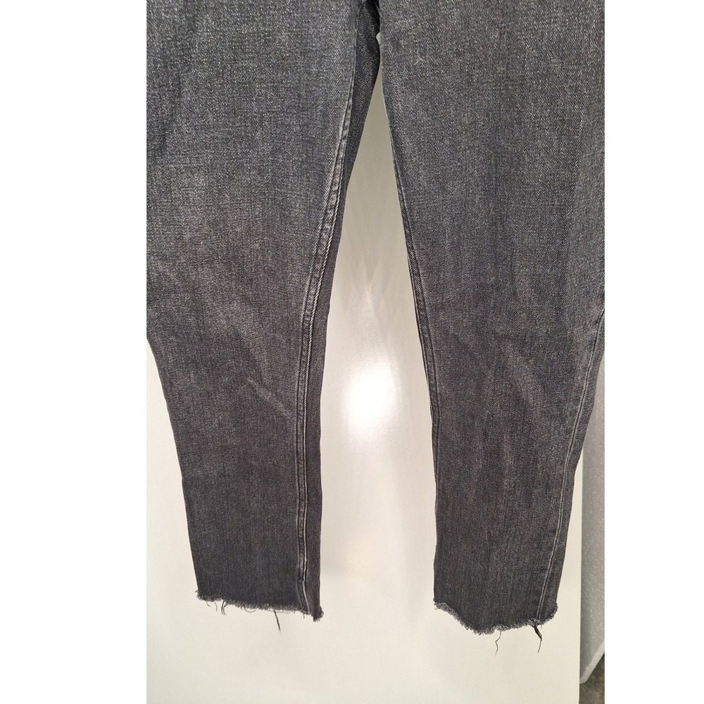 Abercrombie & Fitch The Skinny High Rise Jeans Washed Black Raw Hem 26 2s Womens - Picture 4 of 7